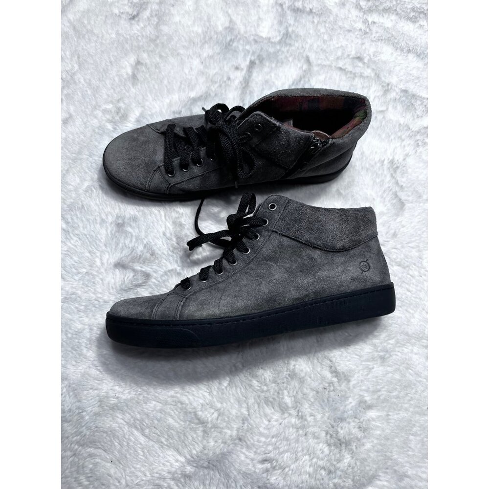 Born Swanson grey suede shoe women size 10 M